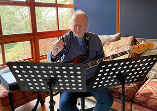 Time Stands Still Ronald MacDonald in the recording studio